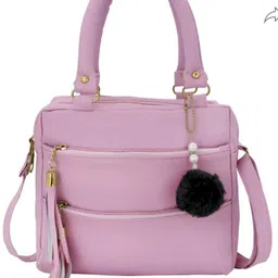 aaraals collection Pink Women Sling Bag POM pink image 5