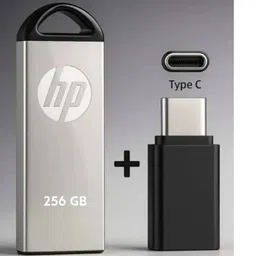 HP V228 256 GB OTG Drive Compatible with Mobile USB 3.0 Metal Case image 1