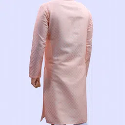 tibra collection Men Solid Cotton Blend Straight Kurta image 2