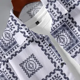 glori star Shirt Chino Shorts Western Set image 3