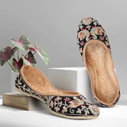 tryfeet Traditional Festive Wedding Party Punjabi Juti Mojari Jutis For Women image 1