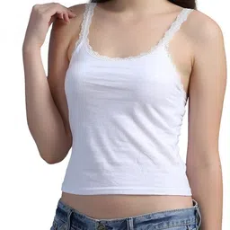 n-gal Women White Camisole image 3