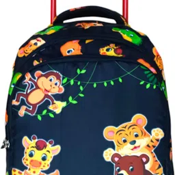 genio ANIMAL School Kids Trolley Bag Waterproof Trolley ( 40 L ) 18 INCH Waterproof Trolley-picture-19