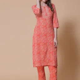 god bless Women Viscose Rayon Kurta Pant Set image 5