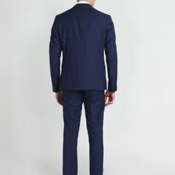 arrow Men Solid Tailored Fit Three Piece Suit Solid Suit image 4