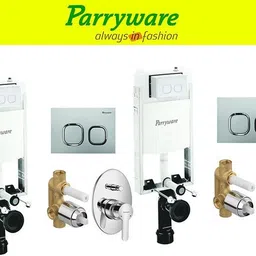 parryware Half Frame Concealed Cistern, with divater body upper cleart set of 2 pic 068 Dual Flush Tank-picture-16