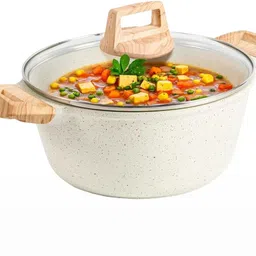 drumstone Deep Pan for Cooking | Gas Roasting Pan 5 cm diameter 5 L capacity-picture-48