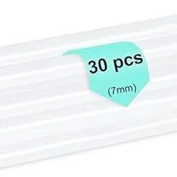 balaji retails 7mm Transparent Glue Sticks for 20W Mini Hot Melt Glue Gun (Pack of 30) Glue-picture-45
