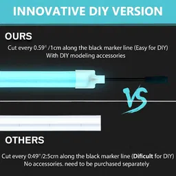 atulux 300 LEDs 5 m Blue Steady Strip Rice Lights image 2