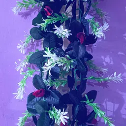 kingstyle impex Artificial Flowers Home Decoration Vine Creepers Plant Wall Hanging Chain 100I Multicolor Rose Artificial Flower-picture-46