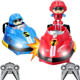 atozyy RC Bumper Car Toy Set with Music & Lights – 2 Player Remote Control Battle Game-picture-22