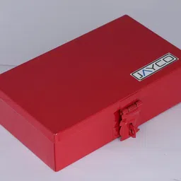 jayco Stainless Steel Multipurpose Storage Box | Ideal for Home, and Office Use Cash Box image 3