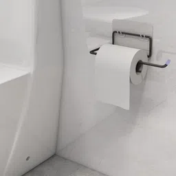 zolento Wall Mounted Rack Shelf/ Rustproof Tissue Roll Storage Rack for Essentials/ Stainless Steel Toilet Paper Holder image 3