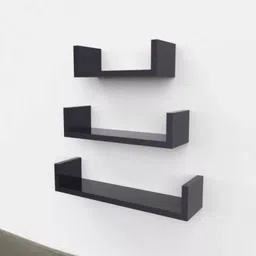 antique villa world Pes Floating Shelves wall mount Wooden Wall Shelf image 4