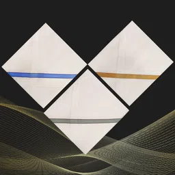 JUNO LUXE JL-1361-GW/B PREMIUM HANKIES FOR GENTS ["White"] Handkerchief image 2