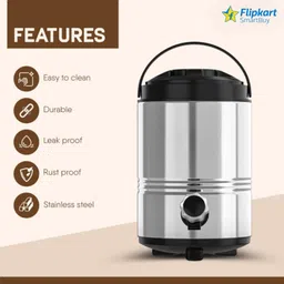 flipkart smartbuy 5 L Stainless Steel Water Jug image 2