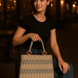 babosa feb Stylish Handcrafted Jute Handbag for Women Messenger Bag-picture-43