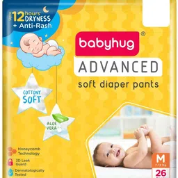 babyhug Advanced Pant Style Diaper Medium (M) Size - 26 Pieces - M-picture-37