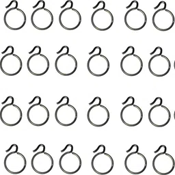 sureify Steel Supreme Curtain Ring 1.5 Inches Silver Pack of 48 Curtain Ring with Hook-picture-20