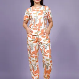 jk creation Printed Women Track Suit image 3