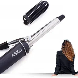 ASKO Ceramic Hair Curler 471B | Fast Heating Curling Iron for Women Electric Hair Curler-image-86