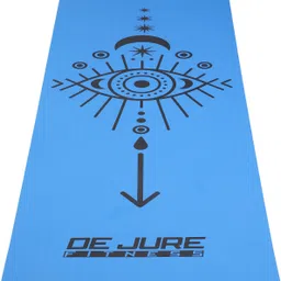 Printed Yoga Mat with Carrying Strap, Long & Wide, Anti-Slip Extra Thick, 4 mm Yoga Mat-image-69