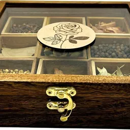 angira handicarft Spice Set Wooden image 5