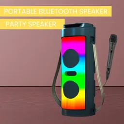 SACRO Game (PORTABLE BLUETOOTH PARTY SPEAKER) With Mic & High Quality Bass SoundW134 40 W Bluetooth Party Speaker-picture-22