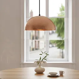 glowhere Golden Metallic Hanging Pendant Light | Modern Ceiling Lamp for Home Décor Pendant Lamp Ceiling Lamp-picture-23