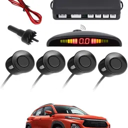 zplus Universal 4 Black Reverse Parking Sensor With LED Display For Cars-284 Safety of Passengers/Car One Alarm Kit-1787 Parking Sensor-picture-12