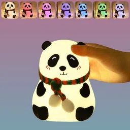 juggaris Silicone Panda Sleeping Glow Lamp for Kids and Home Night Lamp-picture-19