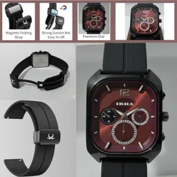 irha Analog Watch - For Men & Women MG__12-Black image 4