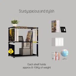 flipkart perfect homes studio Metal Frame Collapsible Wardrobe Almirah – Foldable Portable Storage 3 Layer Carbon Steel Collapsible Wardrobe image 2