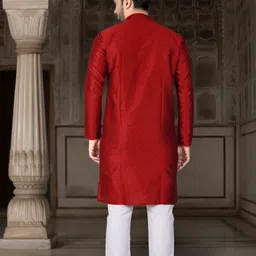 dhasu trendz Men Jacquard Kurta Pyjama Set image 2