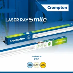 crompton Laser Ray Smile 20W 20 W 121 cm Tube Light image 5