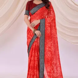 moda repido Printed Bollywood Georgette Saree-picture-14