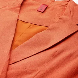 cottinfab Women Solid Double Breasted Formal Blazer image 4