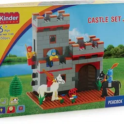 yuiop - Castle Jr Set - Interlocking Multicolor Building Blocks Set - 450 Pieces-picture-26