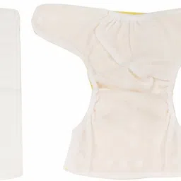 duggu kids Reusable Newborn Baby Cloth Diaper & White Insert – Purple (0-3 Years) image 4