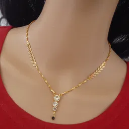 ramdev art fashion jewellery Gold-plated Plated Copper Chain-picture-16