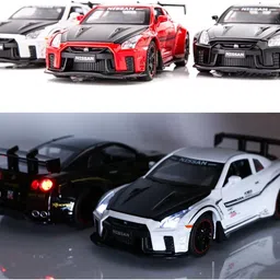 akvanar Alloy Pull Back Toy Car Die Cast Light & Sound pc1 image 4