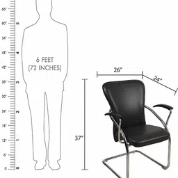 chilli billi Leatherette Office Executive Chair image 2