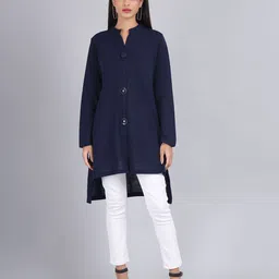 KEIKO Women Long Sleeves Button Shrug-image-97