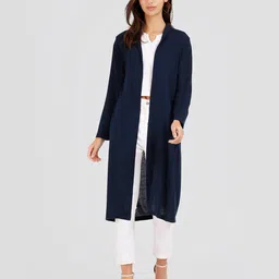 KEIKO Women Long Sleeve Open Front Acrylic Shrug-image-10