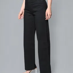 flying machine Women High Rise Black Jeans image 4