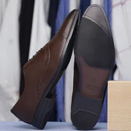 louis stitch Brown Lace Up Formal Oxford Shoe for Men (RG_OX) UK 11 Lace Up For Men image 2