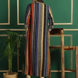 Grancy Ethnic Cotton Longline Shrug image 2