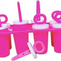 rimoal 8 MOLD ICE CANDY MAKER Pink Plastic Ice Cube Tray-picture-19