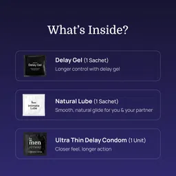 formen One Time Pack – Ultra-Thin Condom, Topical Gel & Lube Sachets Pocket-Sized Kit Condom image 3