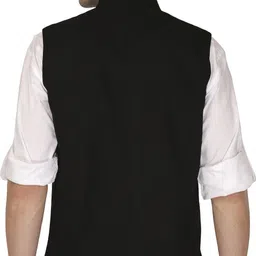 jihuzur Solid Men Waistcoat image 3